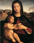 Who was the famous painter of Madonnas? He painted this picture among others.